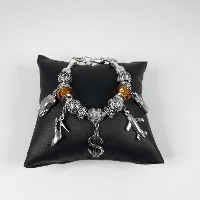 Bracelet - Gold Bead Charm Bracelet