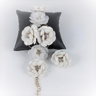 Bracelet - Flower Design & Ring