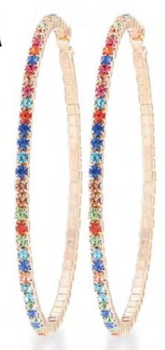 Earrings - Hulu Hoops - AB - Jumbo