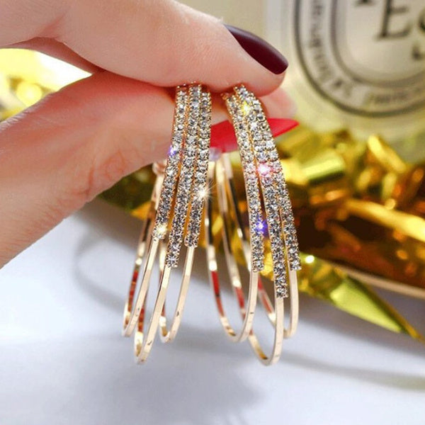 Earrings - Gold C-Shaped