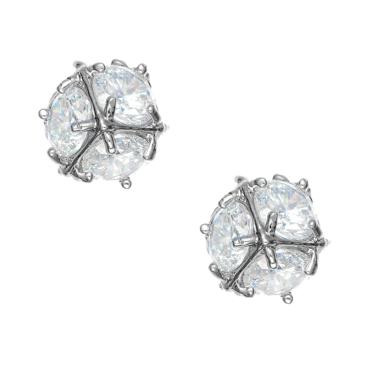 Earrings - Orbit Silver