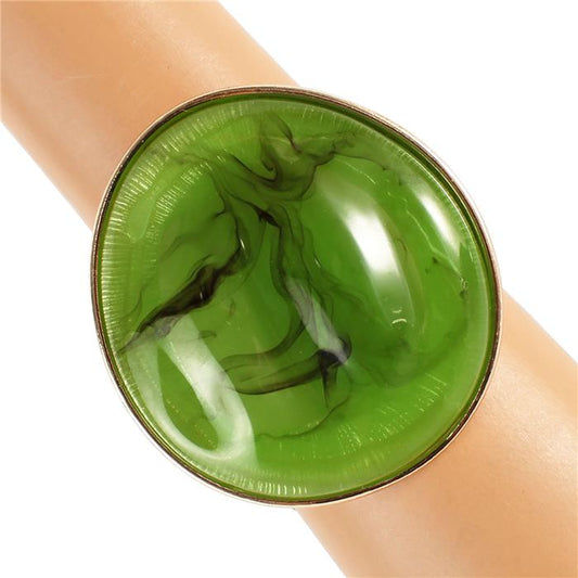 Bracelet - Fashion Ball Cuff - Green