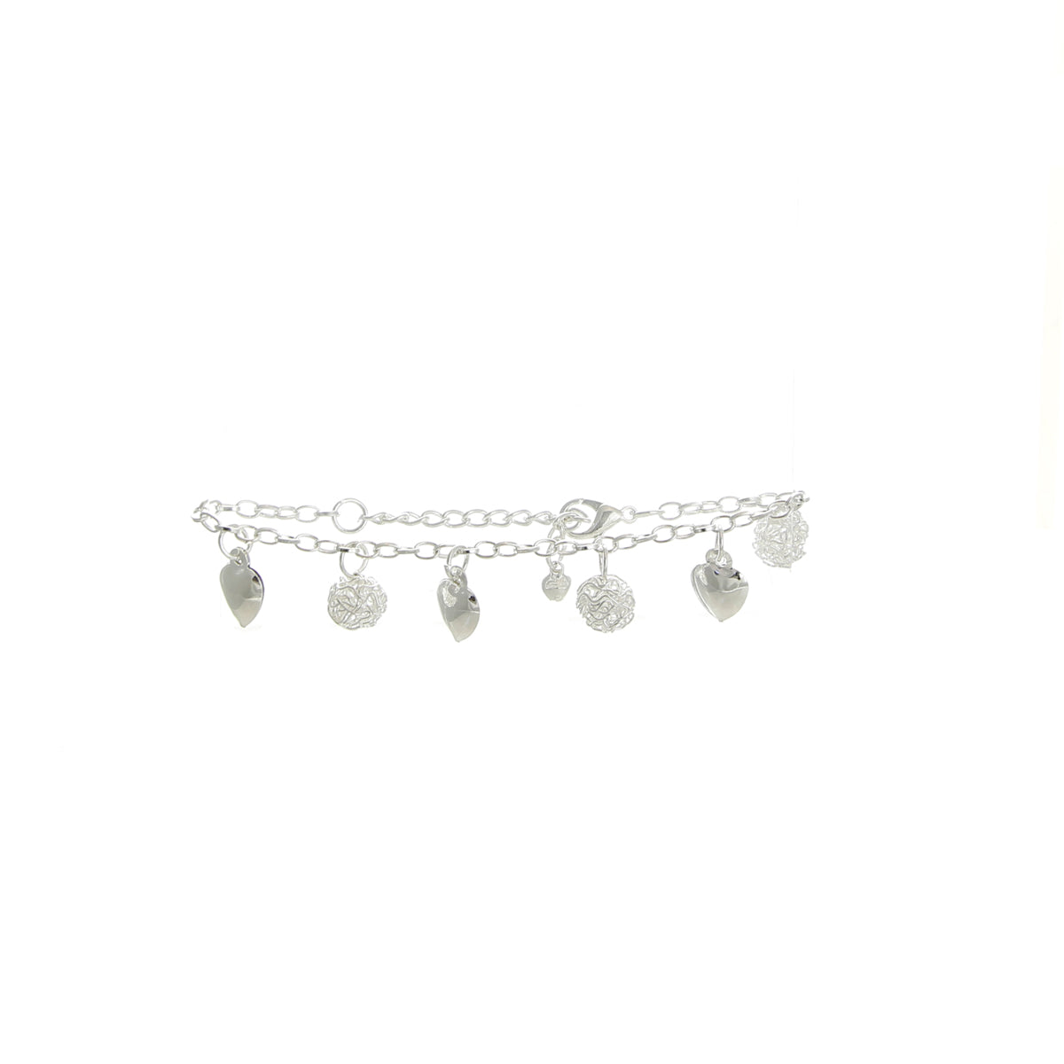 Bracelet - Strong Heart Silver