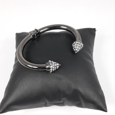 Bracelet - Hematite Bling Cuff