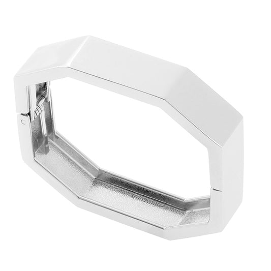 Bracelet - Octagon Silver Cuff