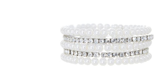 Bracelet - Pearl & Bling