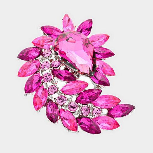 Brooch - Ice Fuchsia