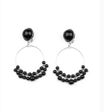 Earrings - Black Cabaret - Clip Ons