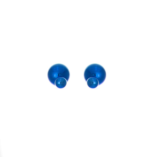 Earrings - Muff It Up - Blue