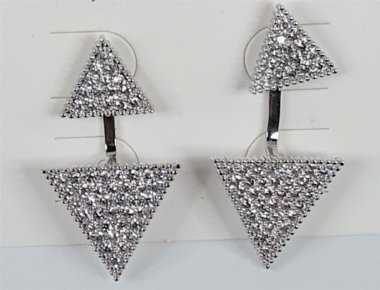 Earrings - Frosty 2pc - Silver