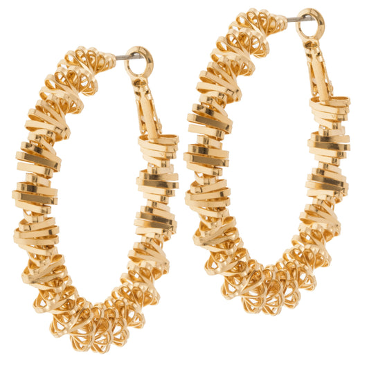 Earrings -Zig Zag Gold