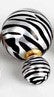 Earrings - Muff It Up - Zebra