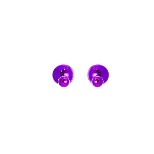 Earrings - Muff It Up - Purple