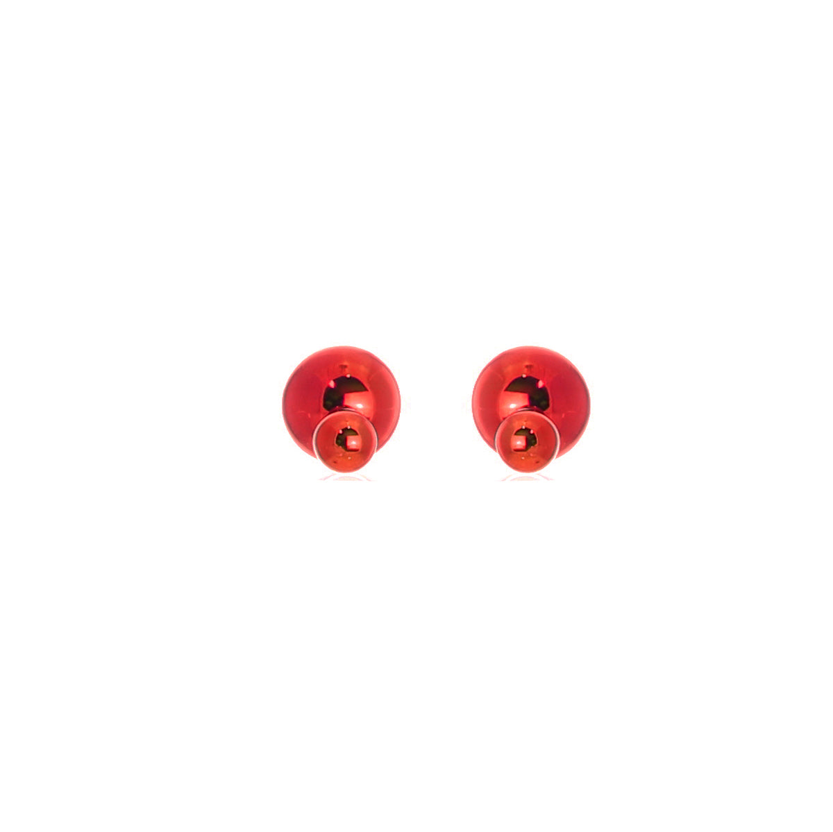 Earrings - Muff It Up - Red